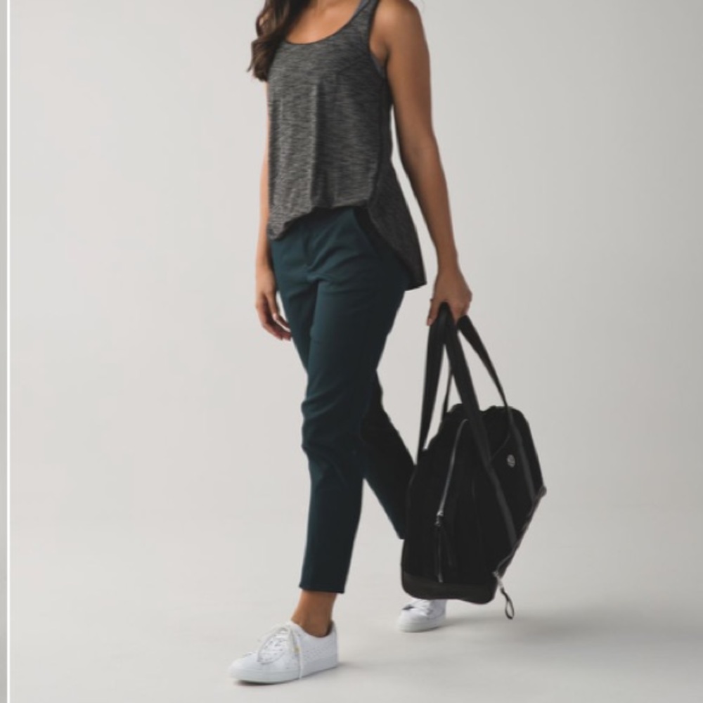 Lululemon & Go City Trek Trouser In Dark Fuel (Green) Color Size 8